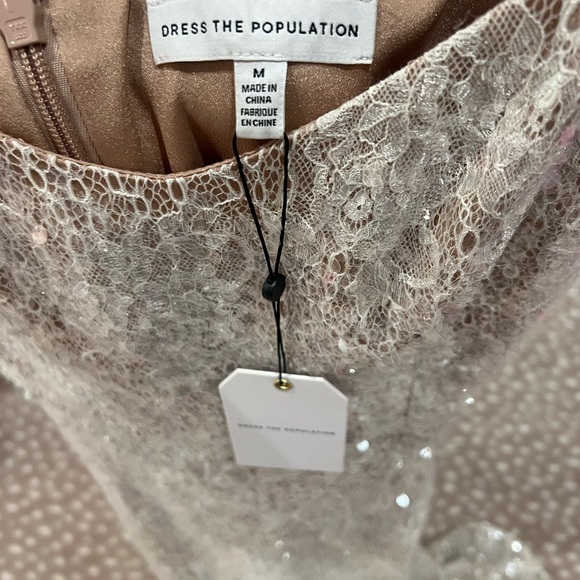 Dress the population sequin midi dress - Picture 5 of 5